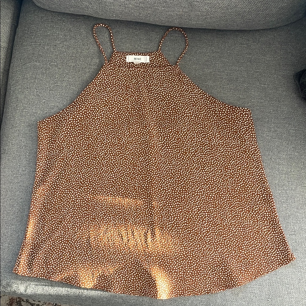 Textured Tan and White Fabric